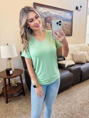 Sophie Tee - Seafoam Green by Michelle Mae