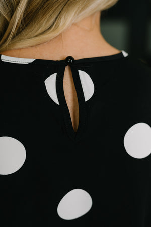 Pristine Condition Top and Bottom Polka Dot Set