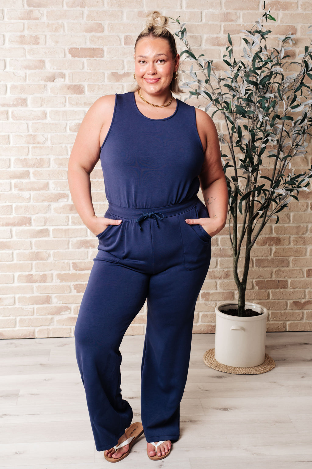 Rest Day Straight Leg Jumpsuit