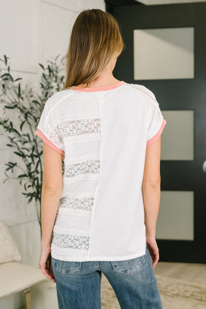 Right Thing to Say Textured Henley Top