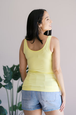 Timeless Basics Reversible Tank Yellow by Yelete