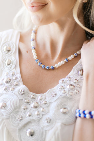 Royal Blossom Pearl Necklace