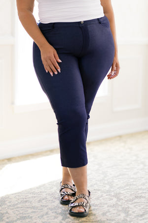 Classic Charm Crops in Navy by Yelete