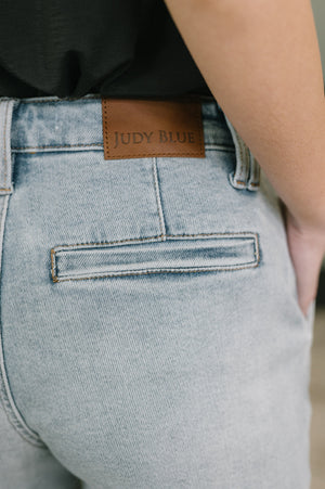 Judy Blue High Waist Trouser Jean Short