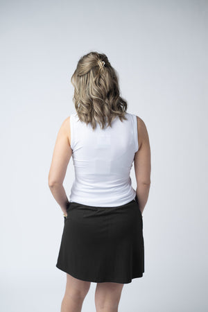 Serena Luxe Skort - Black by Michelle Mae