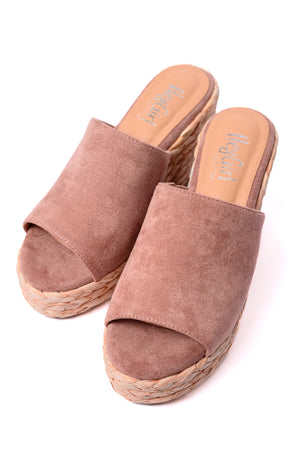 Solstice Espadrille Wedge in Blush by Corky's