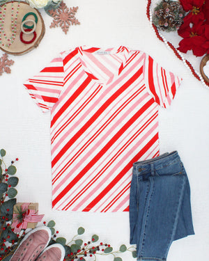 PREBOOK Sophie Top - Candy Cane