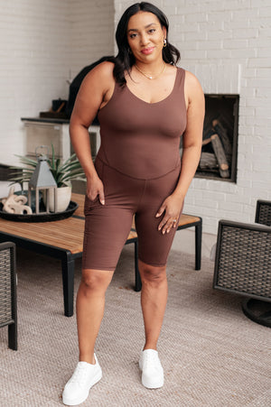 Sun Salutations Body Suit in Java by Rae Mode