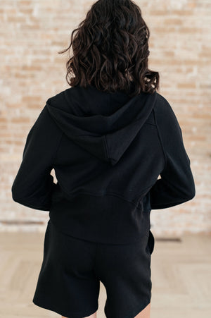 Sun or Shade Zip Up Jacket in Black by Rae Mode