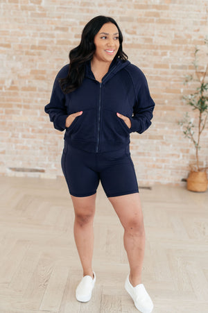 Getting Active Biker Shorts in Navy by Rae Mode