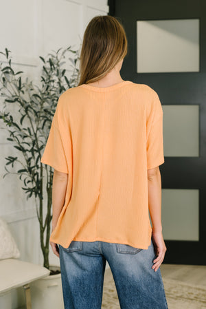 The Go-To Tee in Apricot Bliss