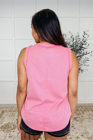 Thread Theory Round Neck Tank in Pink