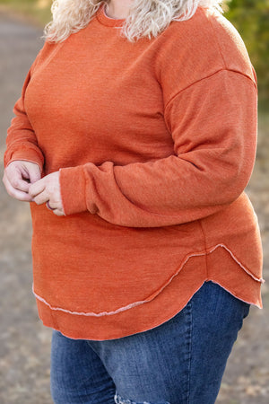 Vintage Wash Pullover - Rust by Michelle Mae