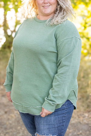 Vintage Wash Pullover - Sage by Michelle Mae