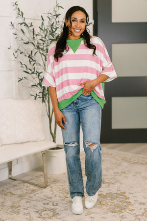 You Just Get It V-Neck Top