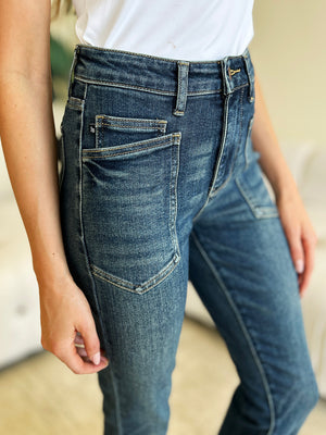 Judy Blue High Waist Classic Relaxed Patch Pocket Jeans