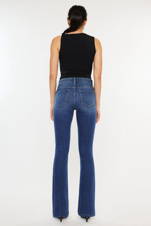 Kancan High Rise Slim Bootcut Non distressed Jeans