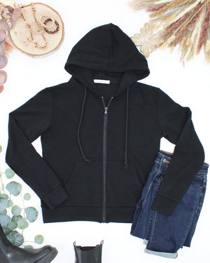 PREBOOK Fullzip Hoodie - Black
