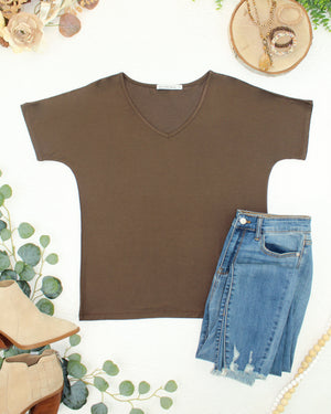 Chloe Cozy Top - Dusty Jade by Michelle Mae