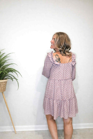 Heartbeat Ruffle Mini Dress