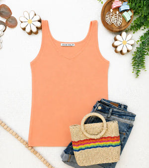 Kennedy Tank - Melon by Michelle Mae