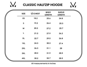 HalfZip Hoodie - Fall Floral Mix by Michelle Mae