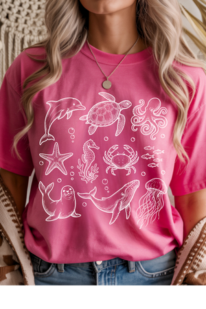 Sea Animals Graphic Tee