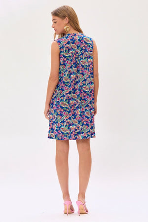 Dear Scarlett Lizzy Tank Dress in Royal