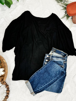 Darcy Dolman Top - Black by Michelle Mae