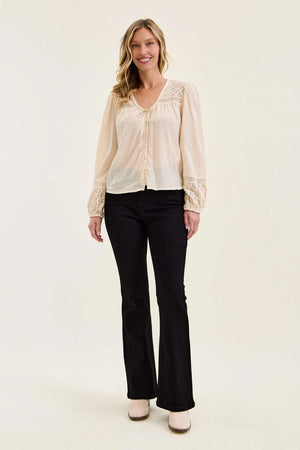 Judy Blue High Waist Tummy Control Black Bootcut Denim Jeans