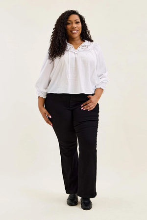 Judy Blue High Waist Tummy Control Black Bootcut Denim Jeans