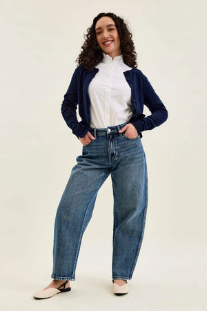 Judy Blue High Waist Rigid Magic Marlow Ark in Dark Time Weathered Indigo Jeans Petite