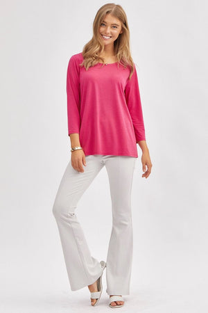 Dear Scarlett Signature Classic Round Neck Top - 7 colors