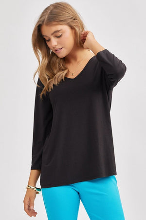 Dear Scarlett Signature Classic V-Neck Top - 8 colors