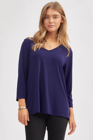 Dear Scarlett Signature Classic V-Neck Top - 8 colors