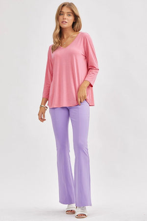 Dear Scarlett Signature Classic V-Neck Top - 8 colors