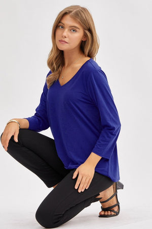 Dear Scarlett Signature Classic V-Neck Top - 8 colors