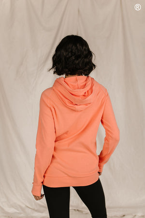 DoubleHood Sweatshirt - Orange Peel