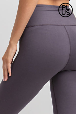 Capri Leggings in Black or Charcoal  - light athletic hold by Rae Mode