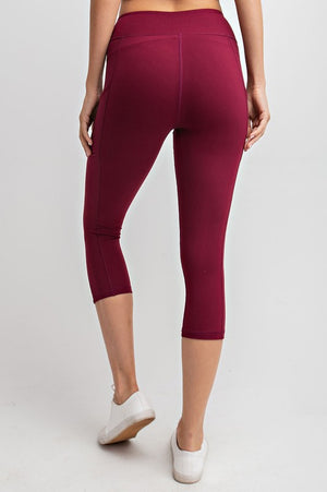 Capri Yoga Pants w/ Pockets - Buttery soft - light athletic hold 8 colors by Rae Mode