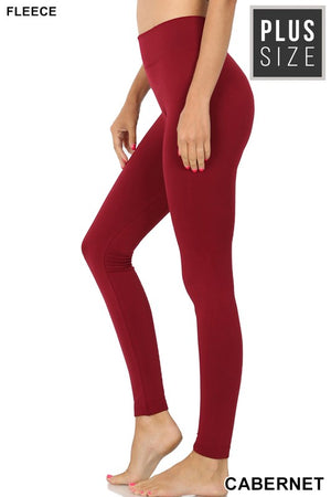 Zenana Stay Cozy Fleece Lined Leggings - asst colors