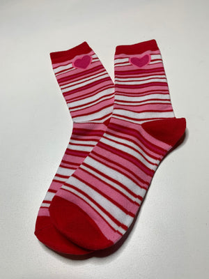 Valentines Day CREW Socks - Assortment heart