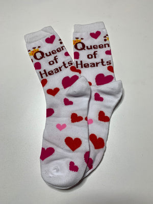 Valentines Day CREW Socks - Assortment heart