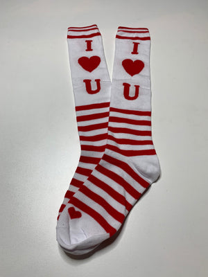 Valentines Day TALL Sock - Variety heart