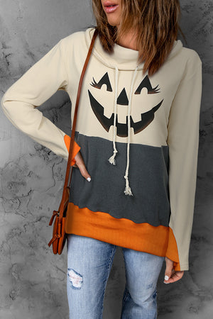 Long Sleeve Jack-O'-Lantern Graphic Sweatshirt - 2 colors