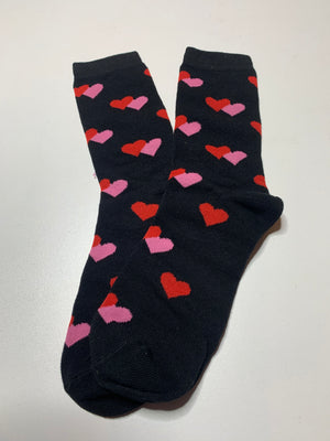 Valentines Day CREW Socks - Assortment heart