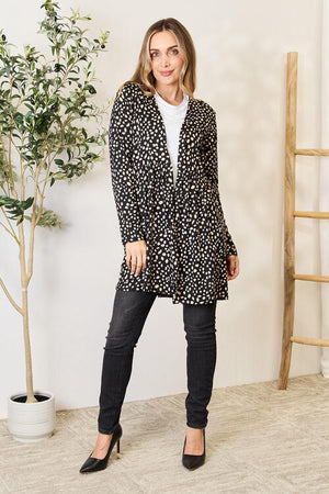 Heimish Spotted Open Front Cardigan