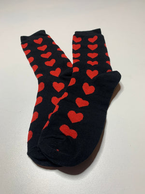 Valentines Day CREW Socks - Assortment heart