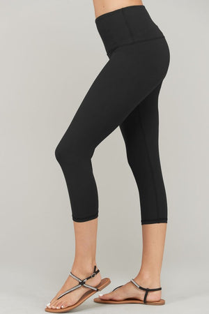 Capri Leggings in Black or Charcoal  - light athletic hold by Rae Mode