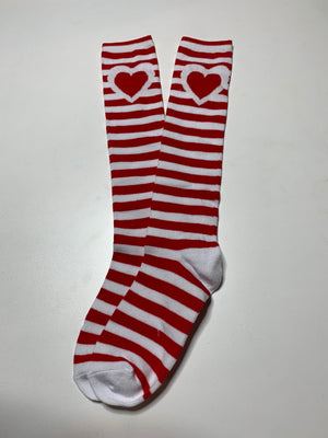 Valentines Day TALL Sock - Variety heart